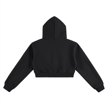 KK Arnold Hey Girly Pops Women's Women's Cropped Hoodie
