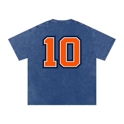 Bo Nix Jersey Boxy Washed T-shirt