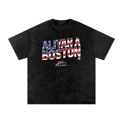Aliyah Boston "USA" Boxy T-Shirt