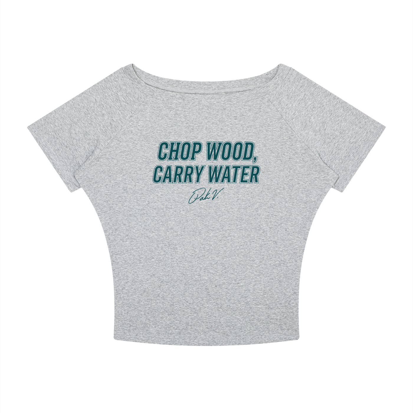 Parker Washington "Chop Wood, Carry Water" Boatneck Tee