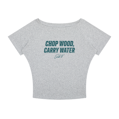Parker Washington "Chop Wood, Carry Water" Boatneck Tee