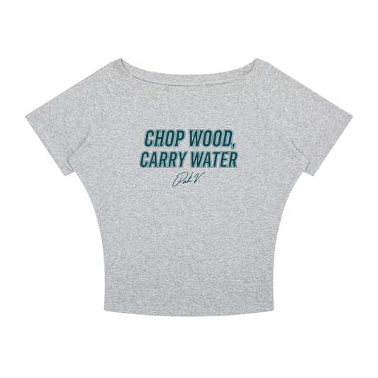 Parker Washington "Chop Wood, Carry Water" Boatneck Tee