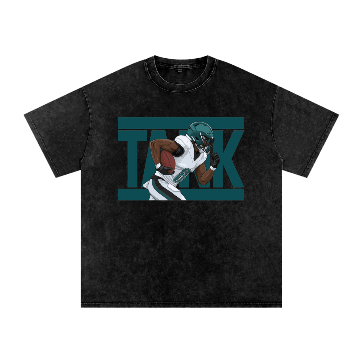 Tank Bigsby Illustration Oversized Washed T-Shirt