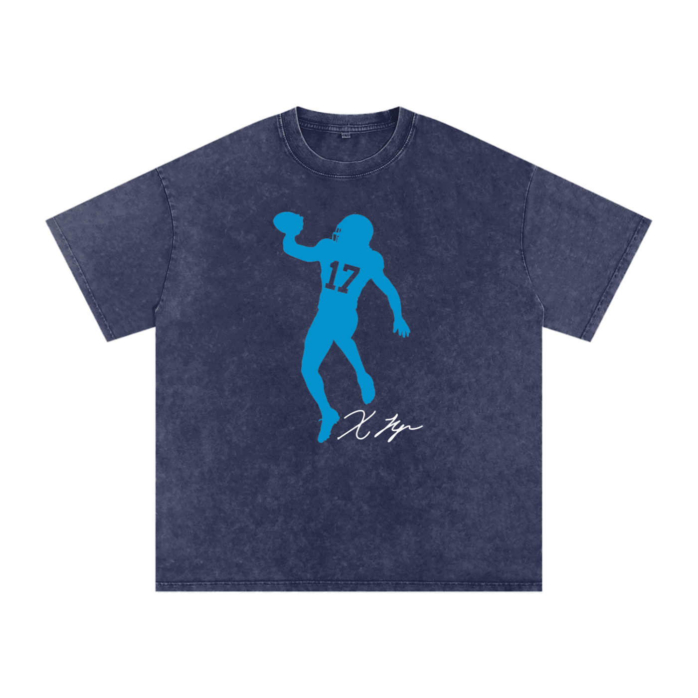Xavier Legette Silhouette Oversized Washed T-shirt