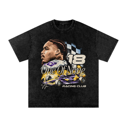 Justin Jefferson Racing Club Boxy Washed T-shirt