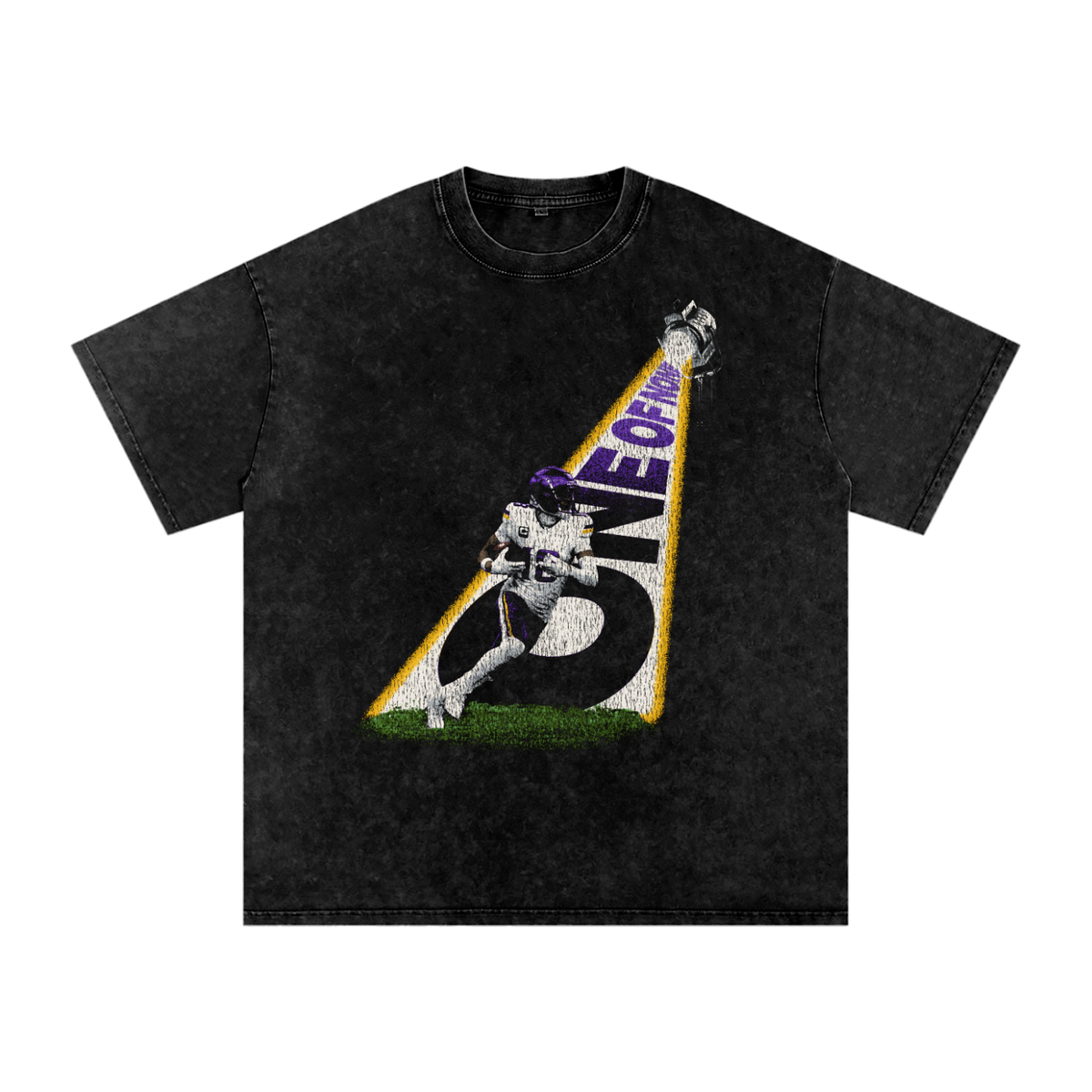 Justin Jefferson One of None Spotlight Boxy Washed T-shirt