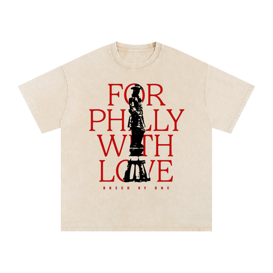 Jalen Hurts For Philly Oversized Washed T-shirt