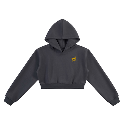 Hannah Hidalgo Logo Women's Cropped Hoodie
