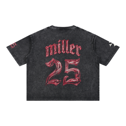 Mercy Miller Jersey Boxy Mineral Washed T-shirt
