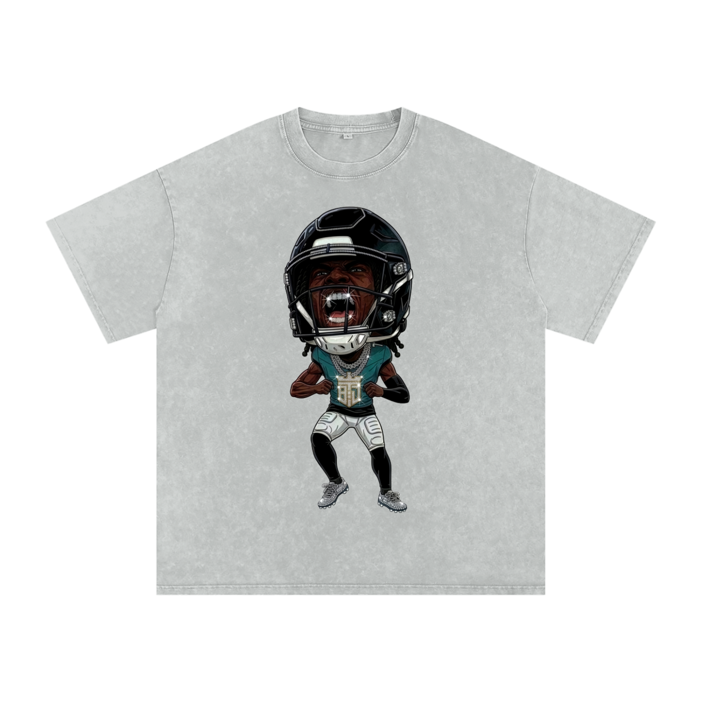 Brian Thomas Jr. "Caricature" Boxy T-Shirt