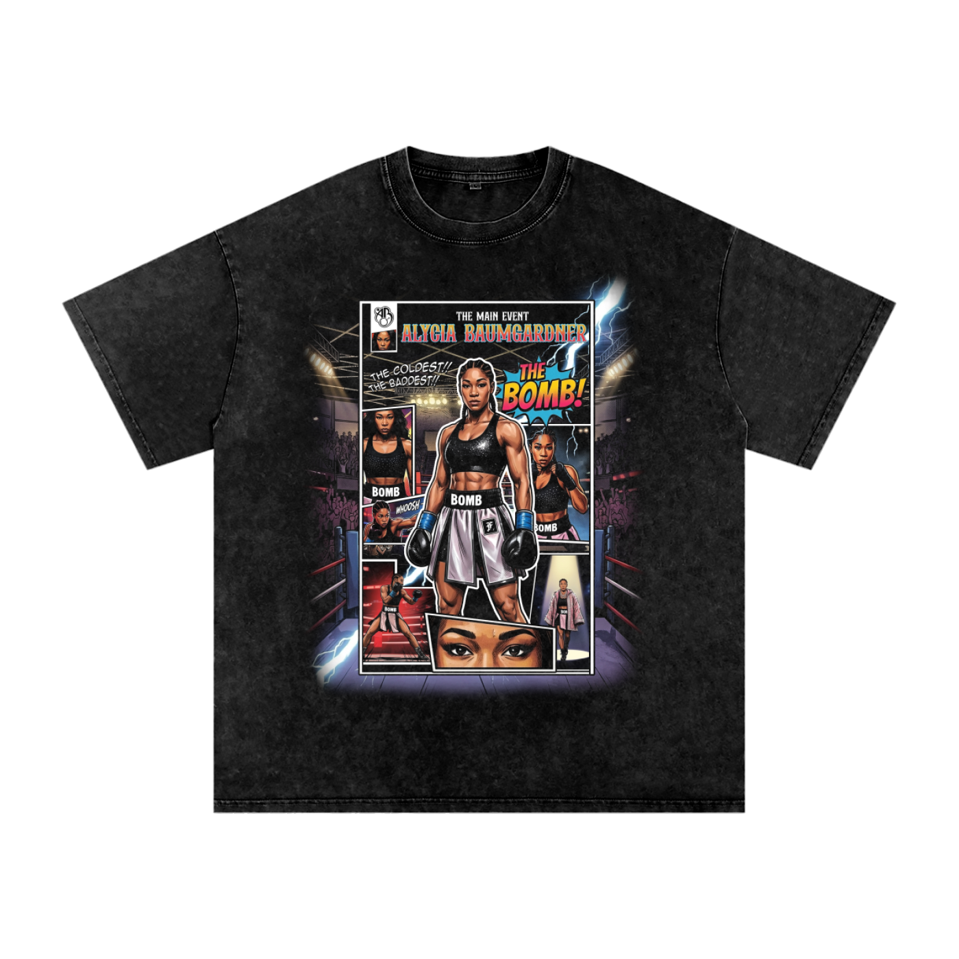 Alycia Baumgardner "Main Event" Boxy T-shirt