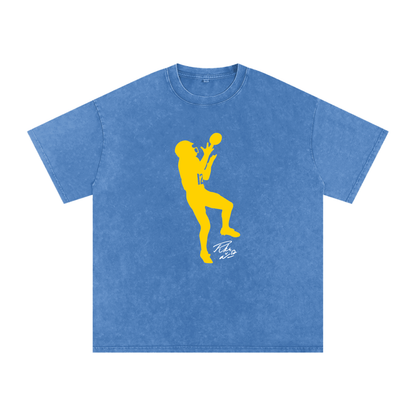 Puka Nacua Los Angeles Silhouette Boxy Washed T-shirt