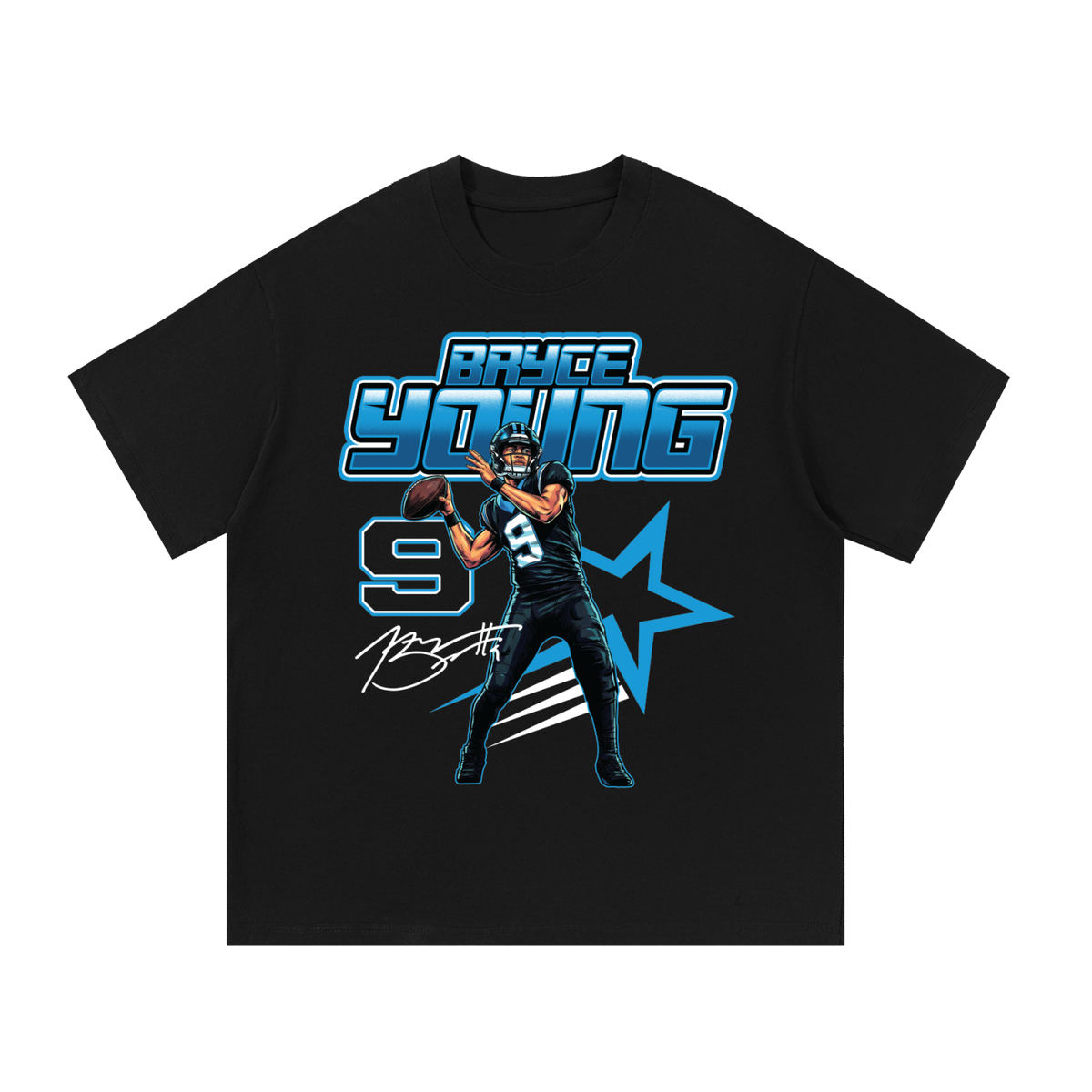 Bryce Young Illustration Oversized T-shirt