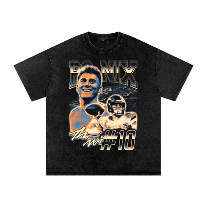 Bo Nix Vintage Oversized T-shirt