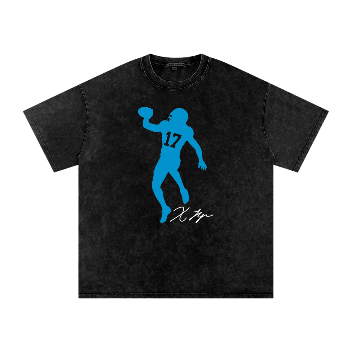 Xavier Legette Silhouette Oversized Washed T-shirt