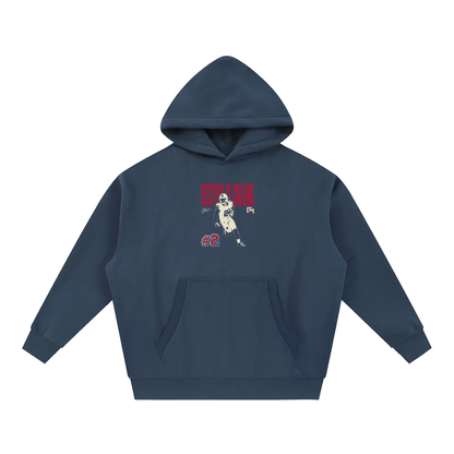 DJ Moore "Halftone" Oversized Boxy Hoodie