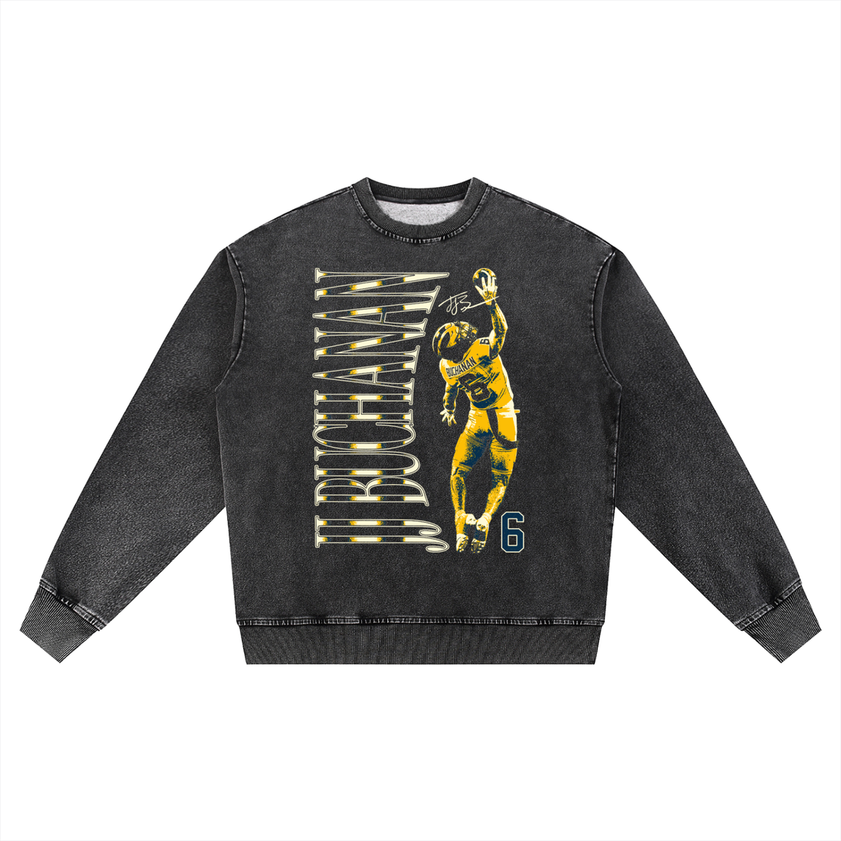 JJ Buchanan Classic Oversized Washed Sweatshirt