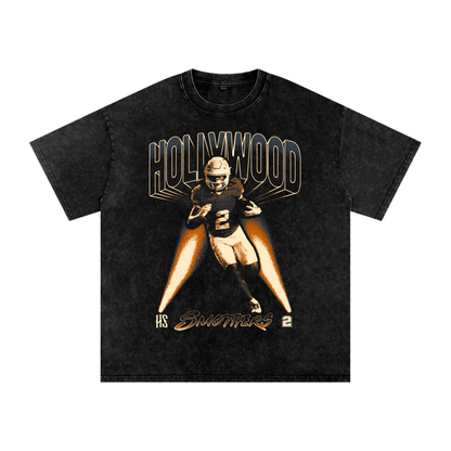 Hollywood Smothers Portrait Oversized Faded T-Shirt