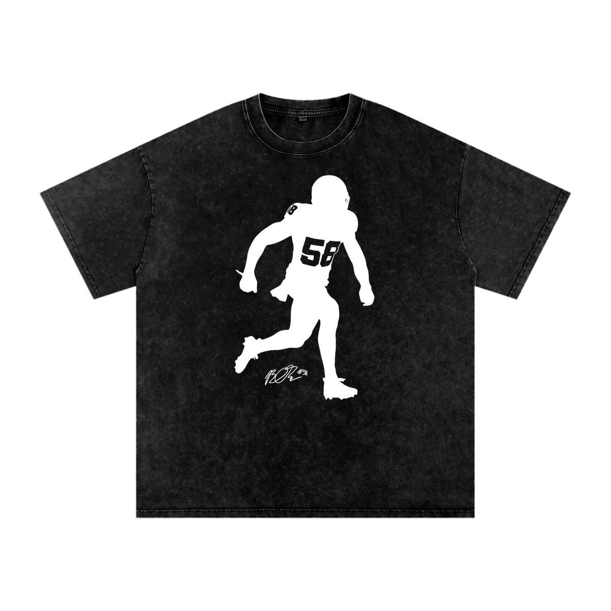 Bobby Okereke Silhouette Oversized Washed T-Shirt