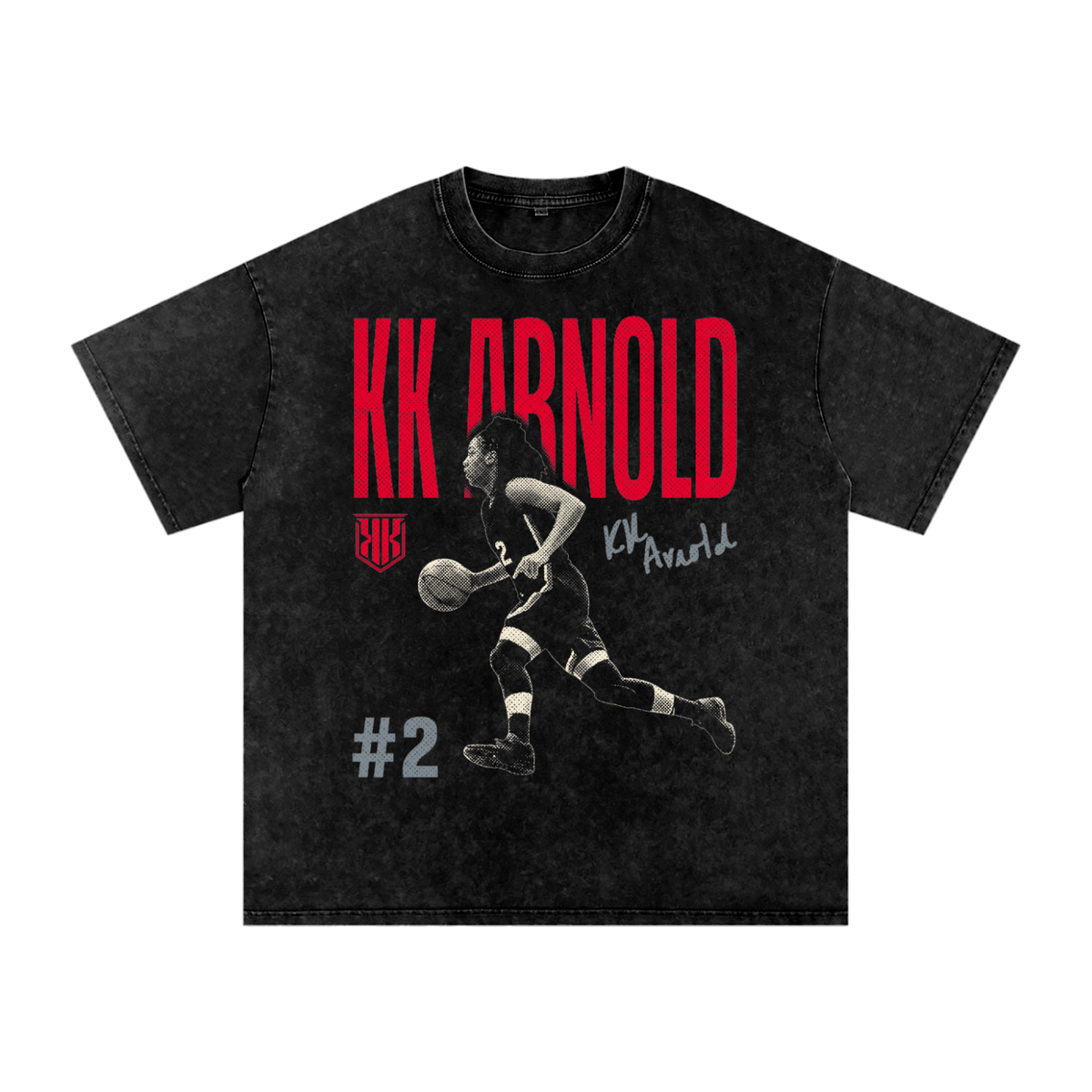 KK Arnold Halftone Oversized Washed T-Shirt