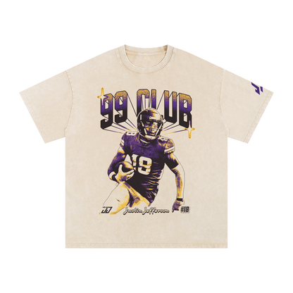 Justin Jefferson Boxy Washed T-shirt