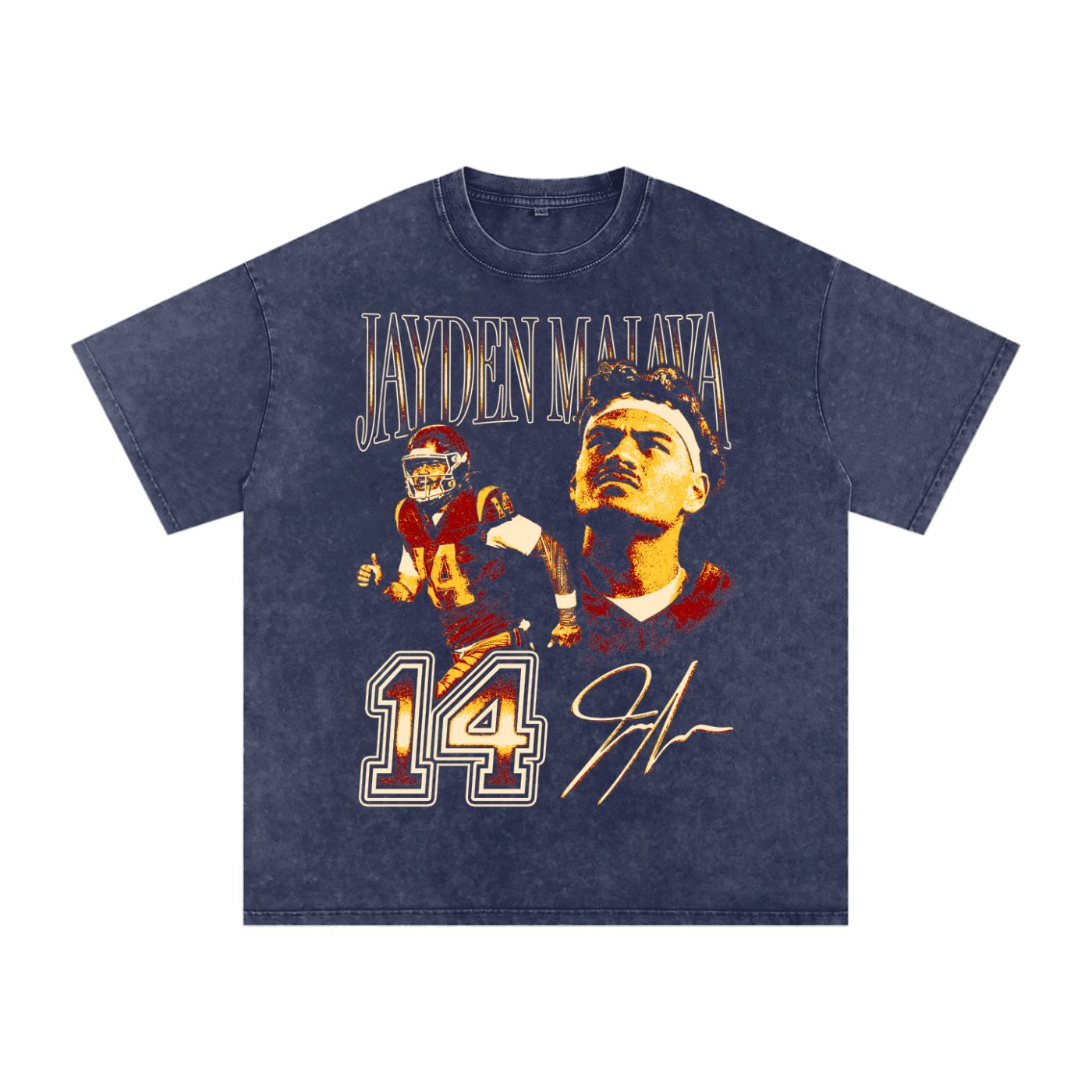 Jayden Maiava Vintage Oversized Washed T-shirt