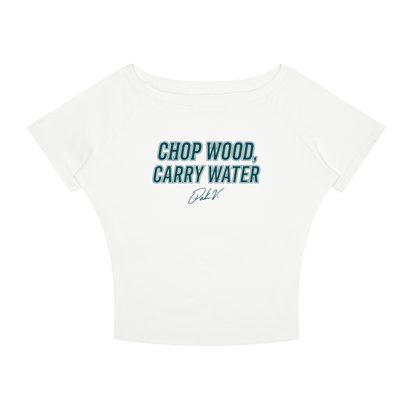 Parker Washington "Chop Wood, Carry Water" Boatneck Tee