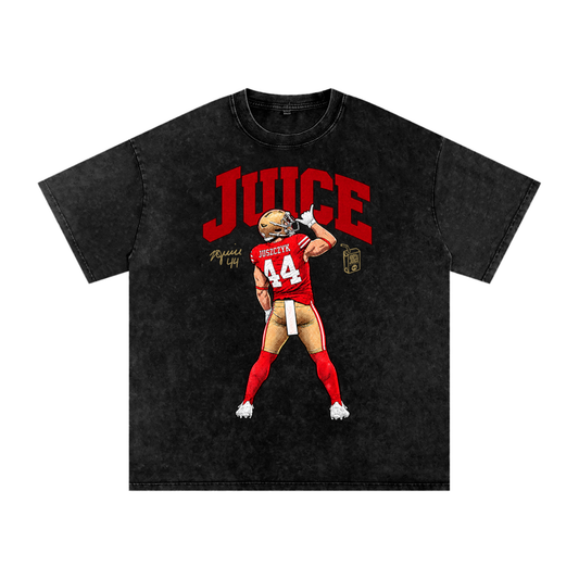 Kyle Juszczyk "Juice Pose" Washed Boxy T-shirt