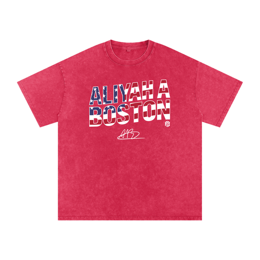Aliyah Boston "USA" Boxy T-Shirt