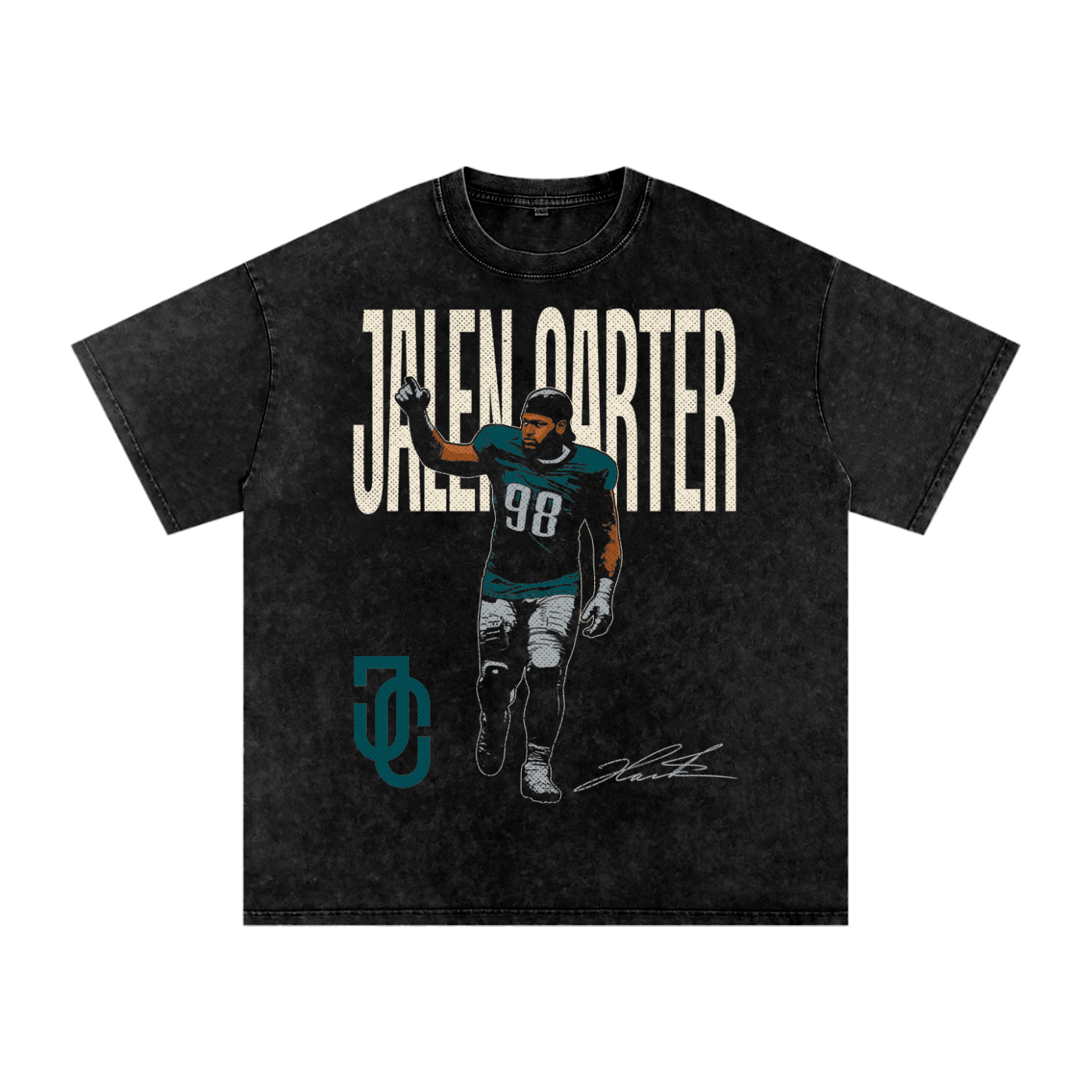 Jalen Carter "Halftone" Boxy T-Shirt