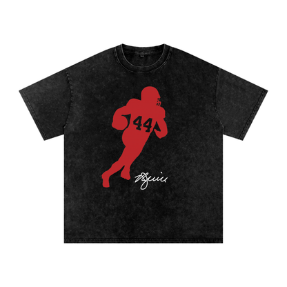 Kyle Juszczyk Silhouette Oversized Washed T-shirt