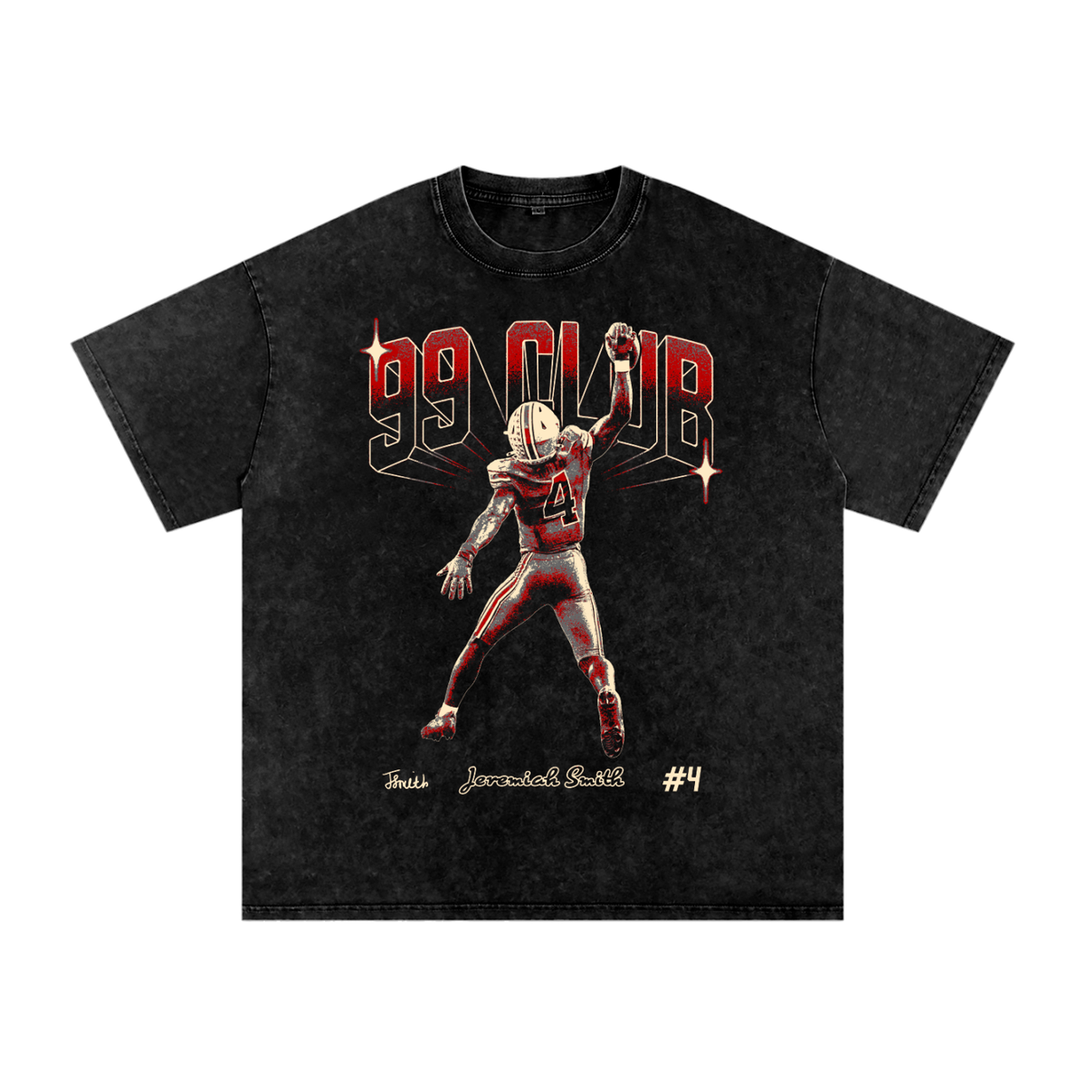 Jeremiah Smith 99 Club Oversized Washed T-Shirt