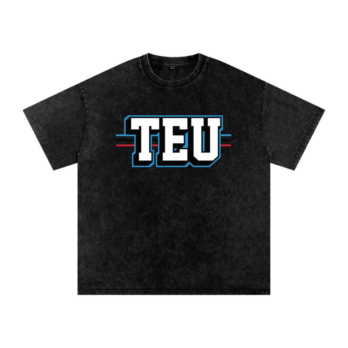 Tight End University Logo Boxy Washed T-shirt