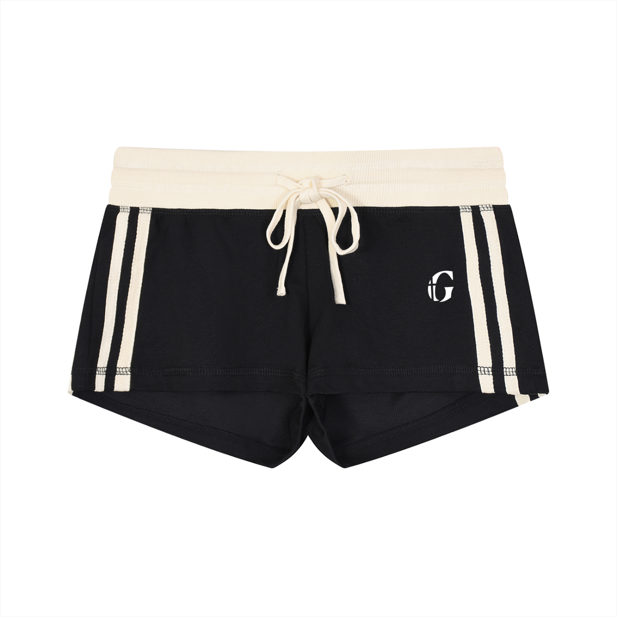 Women's Contrast Stripe Track Shorts
