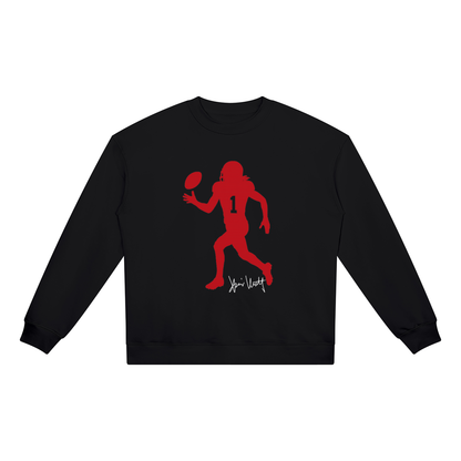 Xavier Worthy Silhouette Heavyweight Crewneck