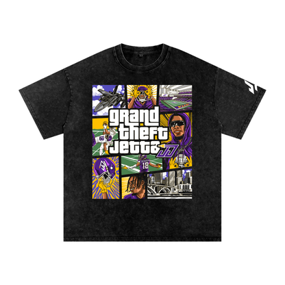 Justin Jefferson Grand Theft Jettas Boxy T-shirt