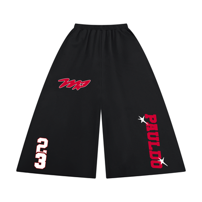 Women's Raw Edge Wide Leg Sweatpants
