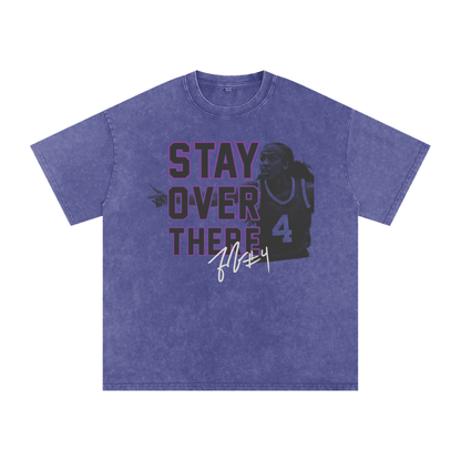 Flau'jae Johnson "Stay Over There" Snow Washed Oversized T-Shirt