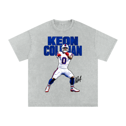 Keon Coleman Celebration Boxy Washed T-shirt