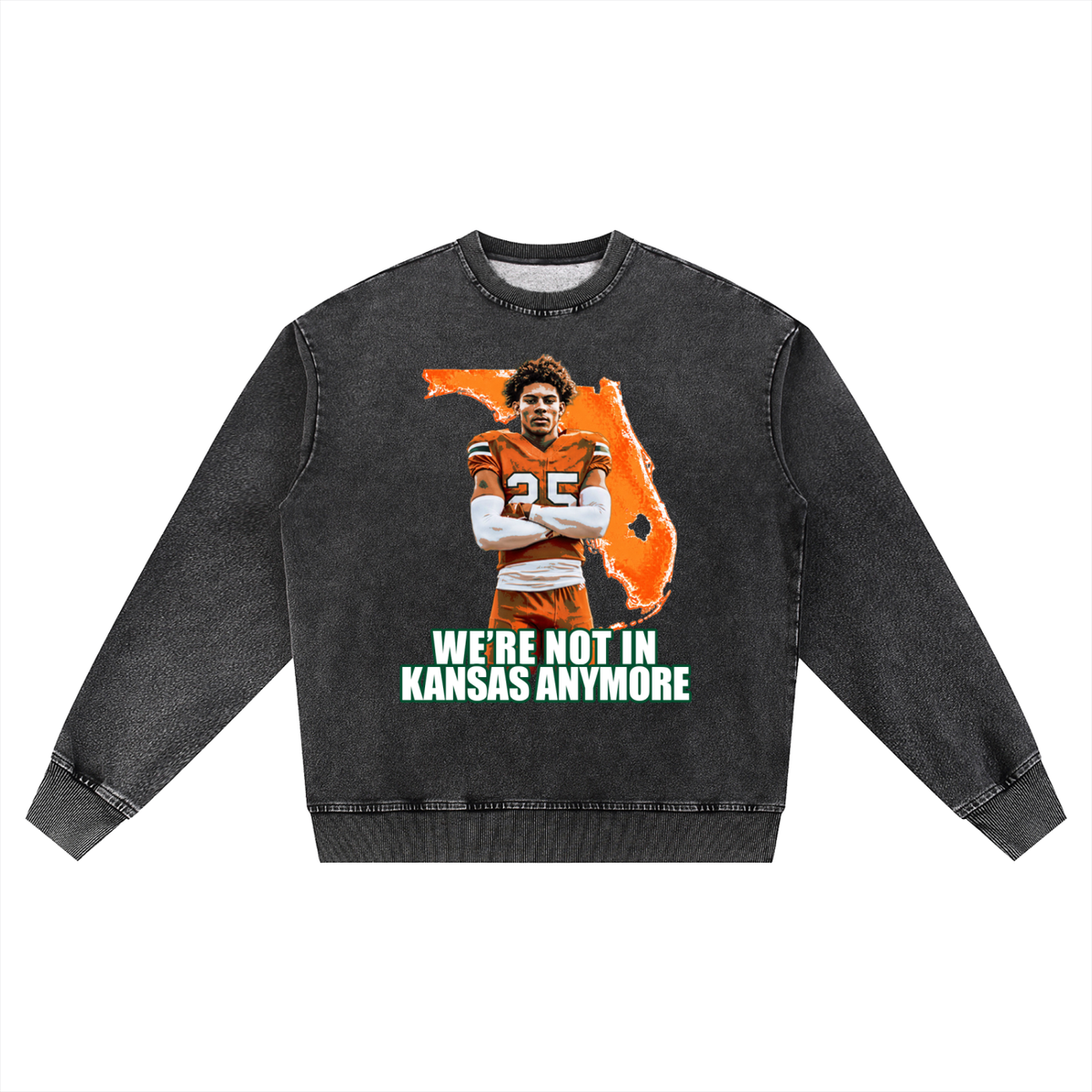 JJ Dunnigan "We're Not in Kansas Anymore" Heavyweight Washed Crewneck