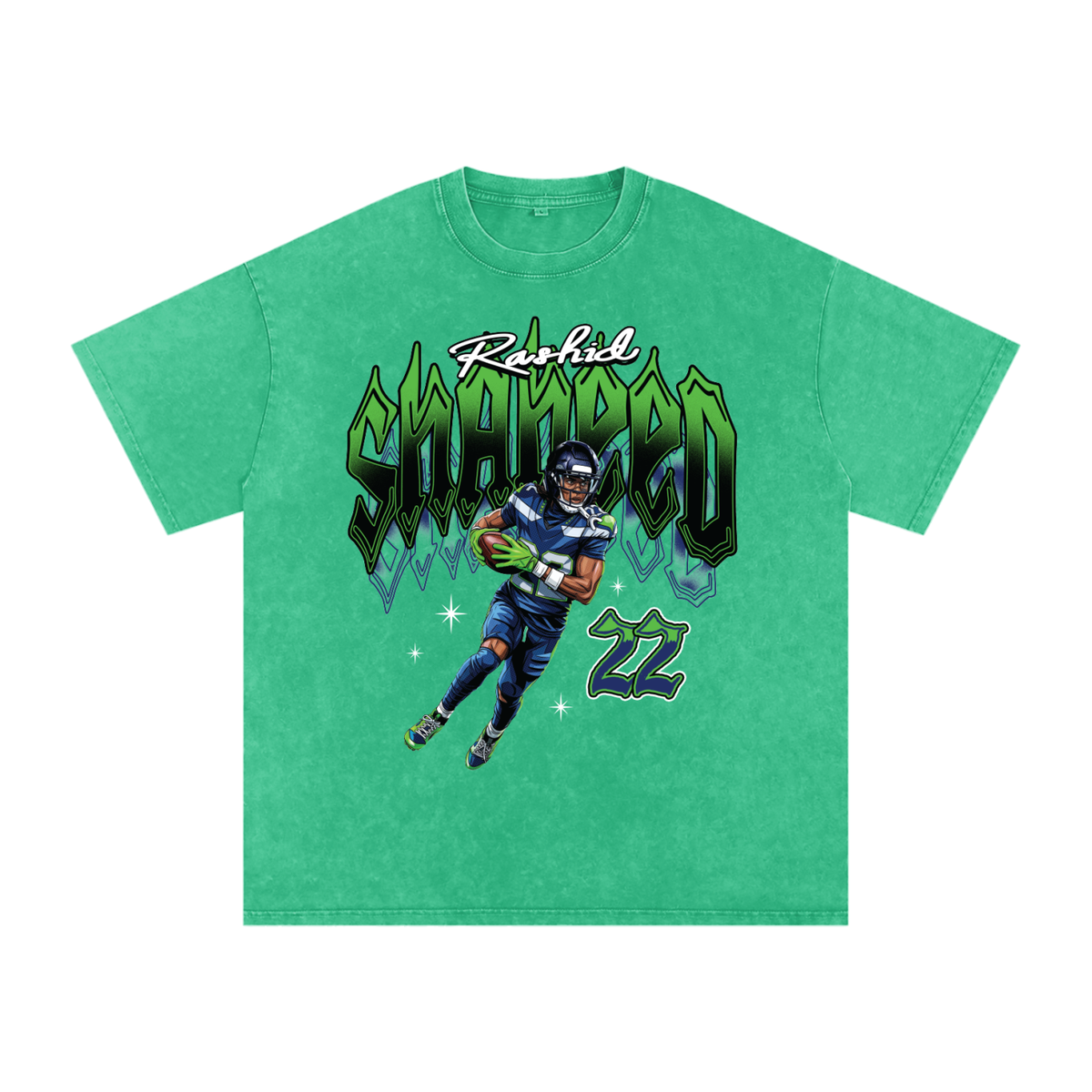Rashid Shaheed "Illustration" Oversized Washed T-Shirt