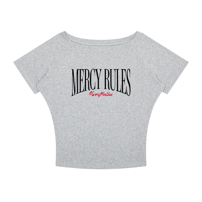Mercy Miller "Mercy Rules" Women’s Boatneck T-Shirt