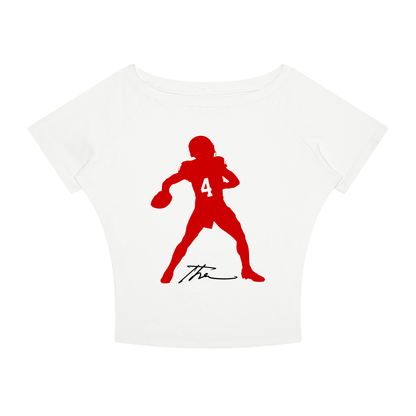Tommy Castellanos "Silhouette" Women's Boatneck Tee