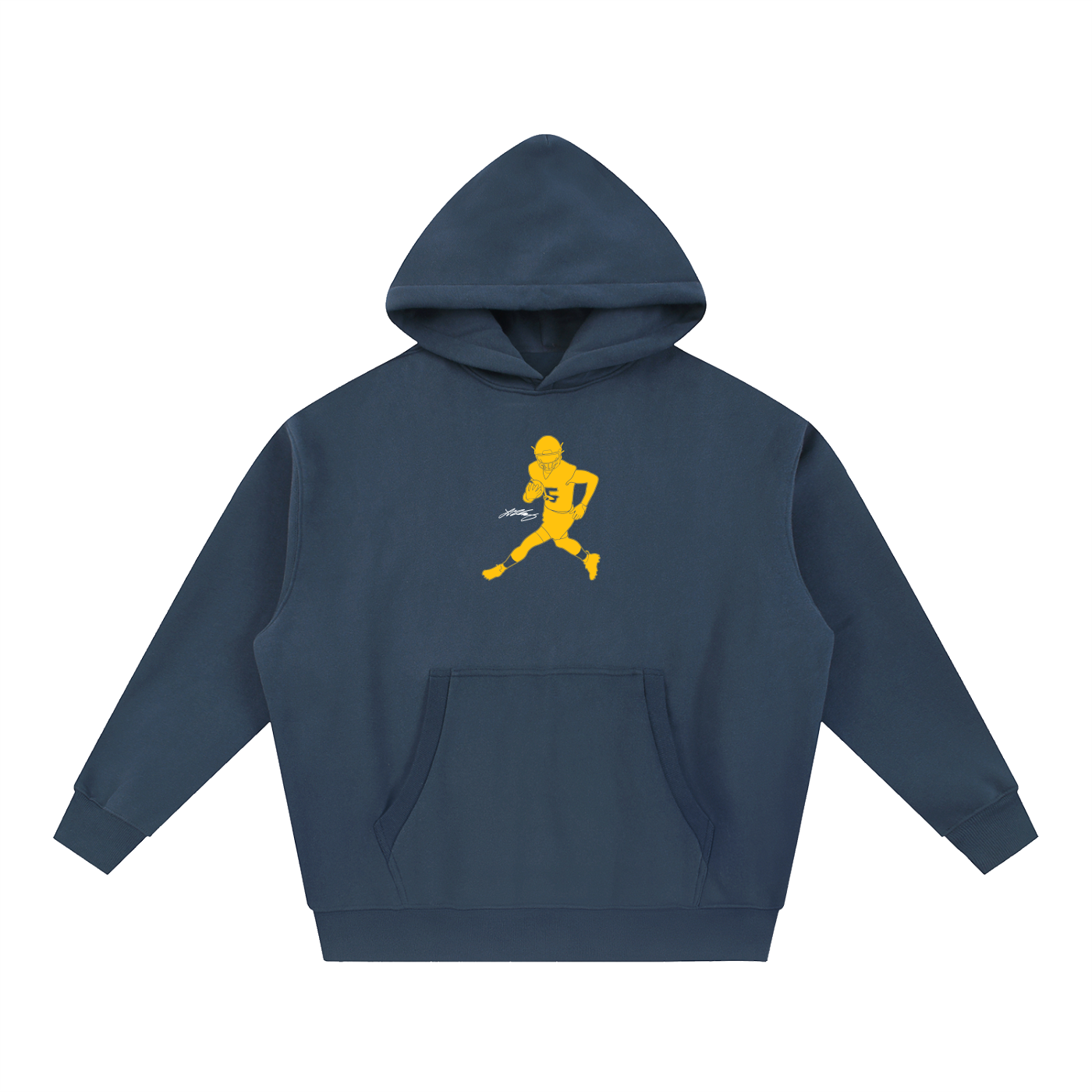 Ladd McConkey Silhouette Oversized Boxy Hoodie