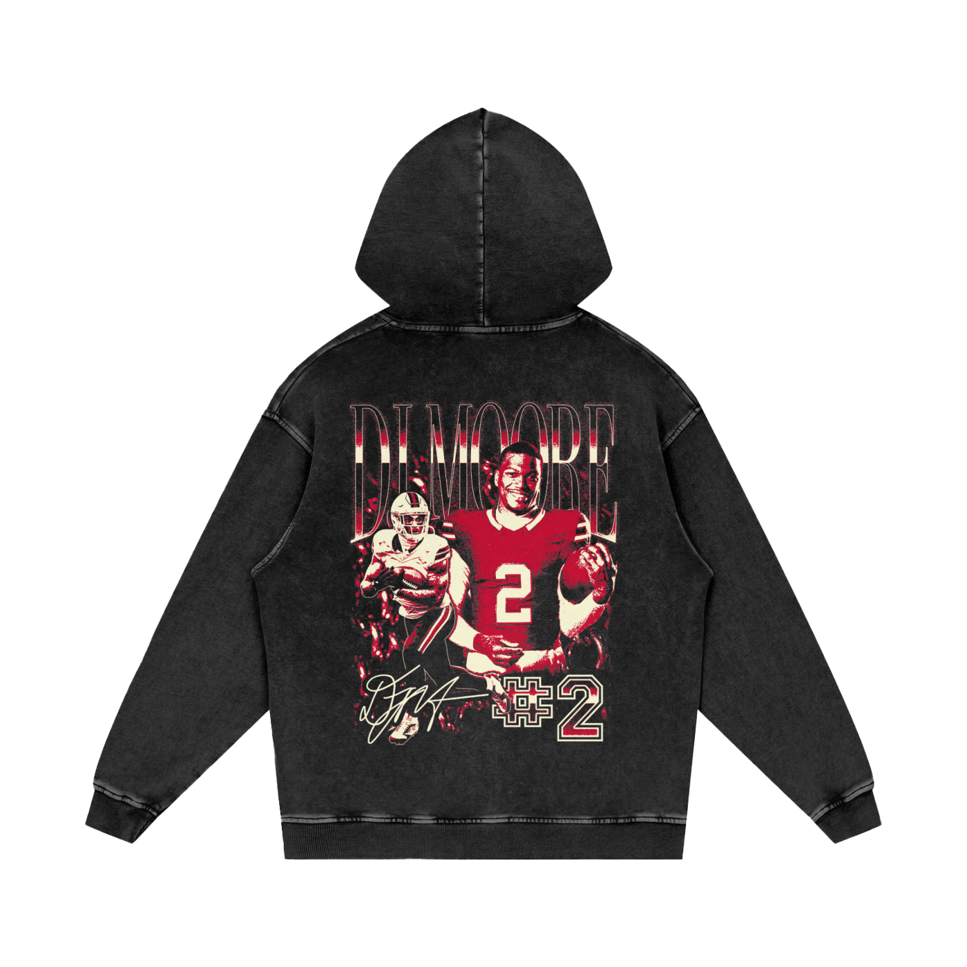 DJ Moore "Vintage" Boxy Heavyweight Hoodie