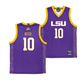 Angel Reese "LSU" Basketball Jersey Purple