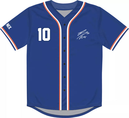 Bo Nix "Bolieve" Blue Short Sleeve Jersey