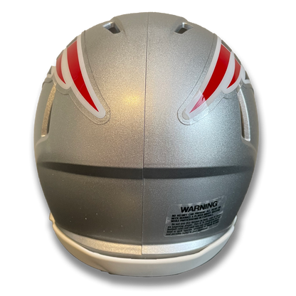 Rhamondre Stevenson Signed Mini Helmet