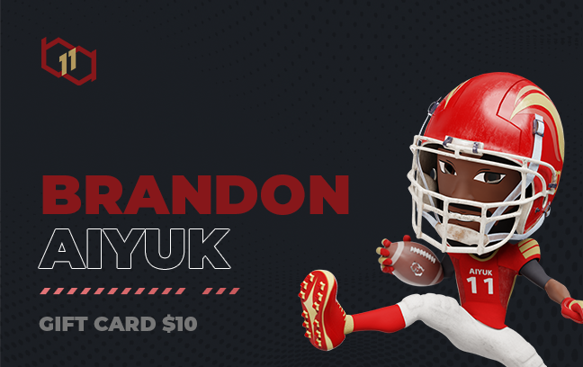 Brandon Aiyuk Gift Card for TheBrandonAiyuk.com
