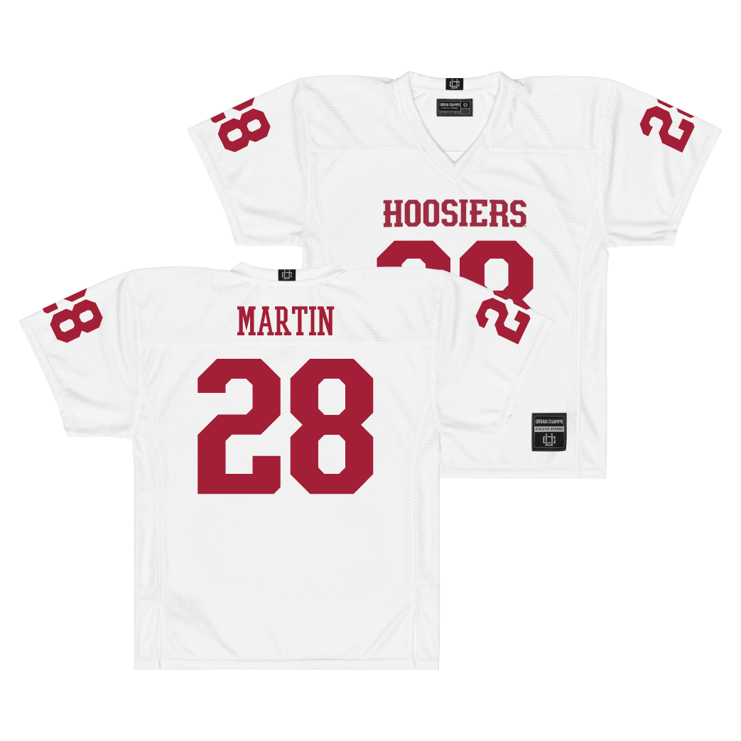 Indiana Football Replica White Jersey - Khobie Martin